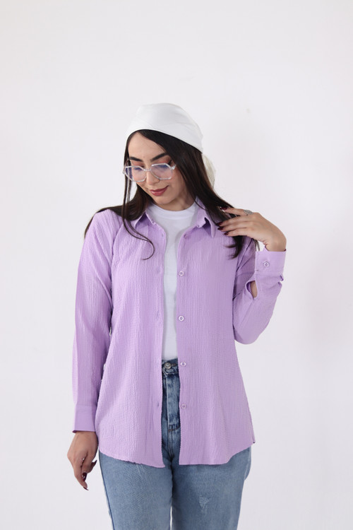 شومیز اطلس پفکی