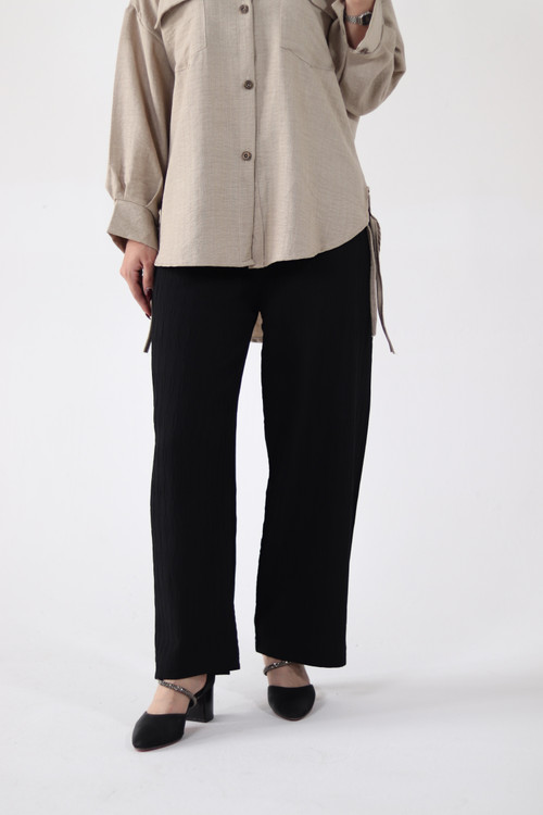 شلوار آیوار تک رنگ مشکی