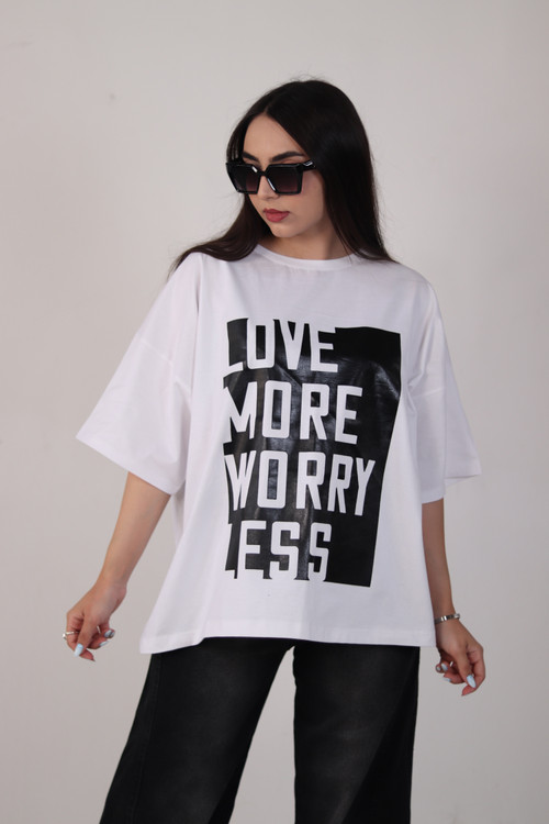 تنخور سفید رنگ تیشرت