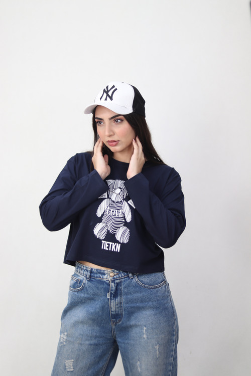 رنگ سرمه ای کراپ