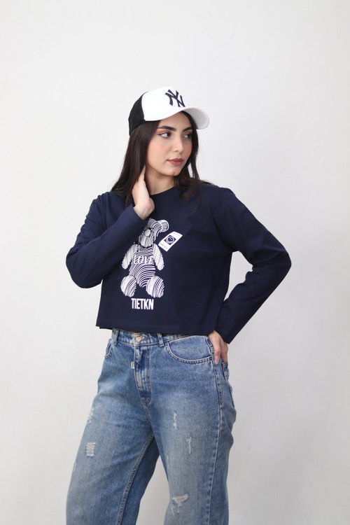 رنگ سرمه ای کراپ