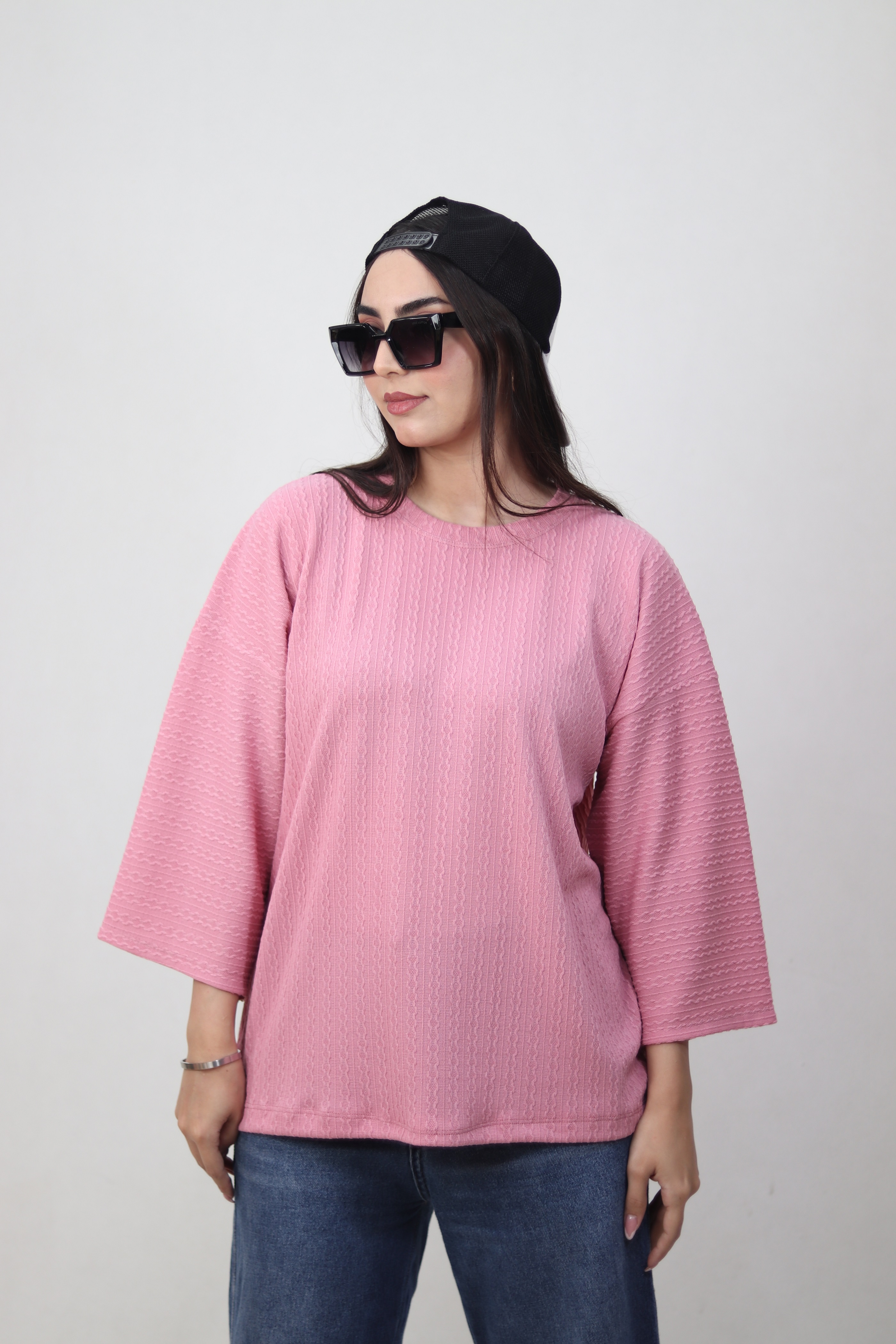 تیشرت مراکشی رنگ صورتی