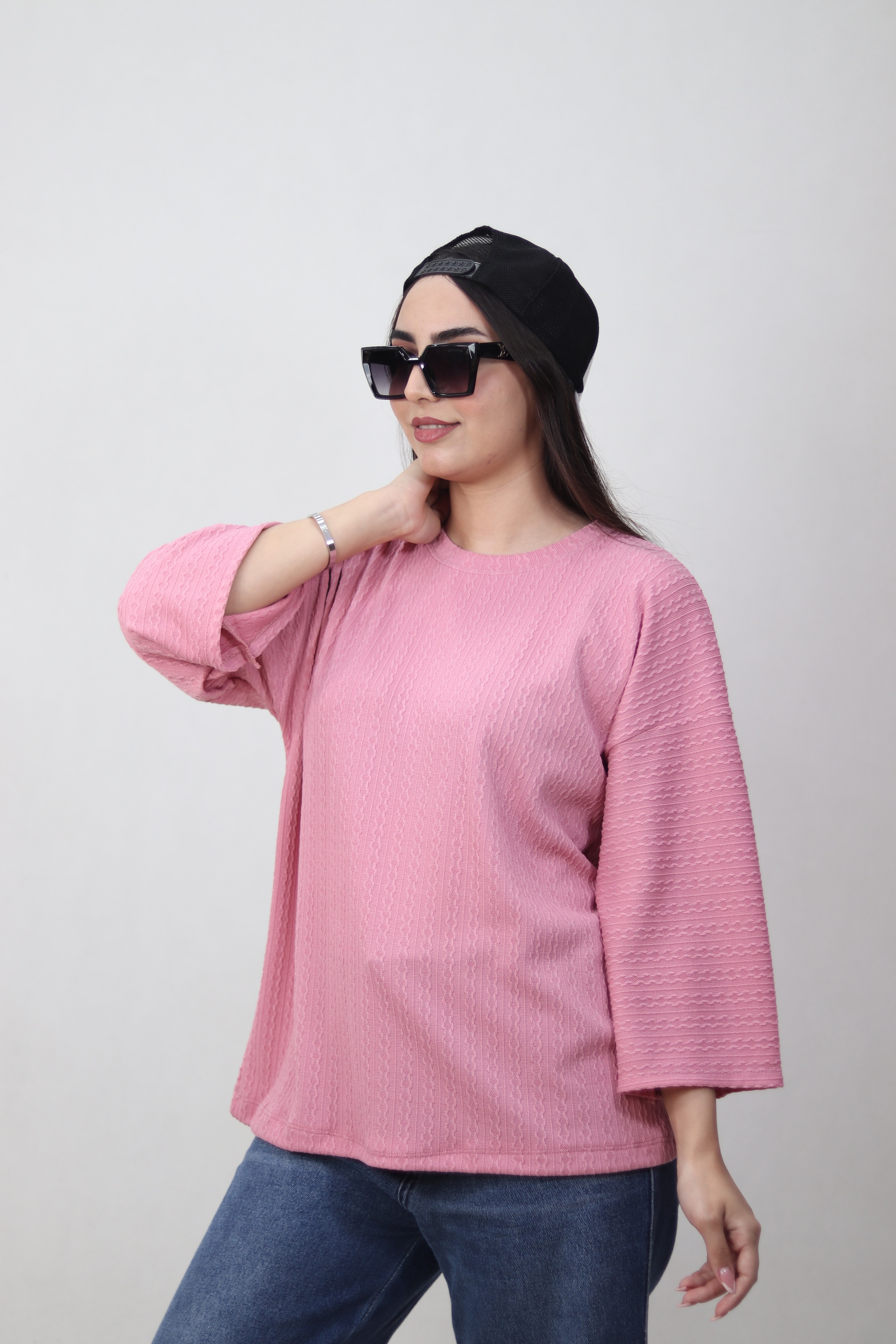 تیشرت مراکشی رنگ صورتی