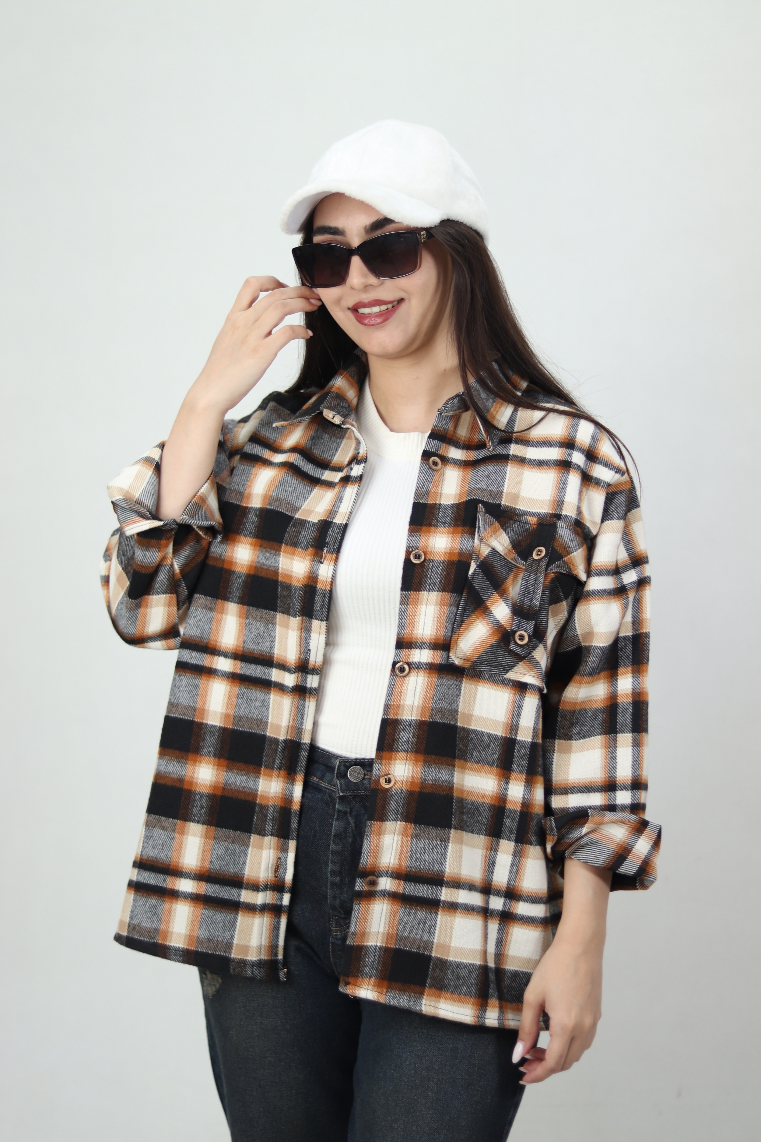 شگت تک جیب چهارخانه