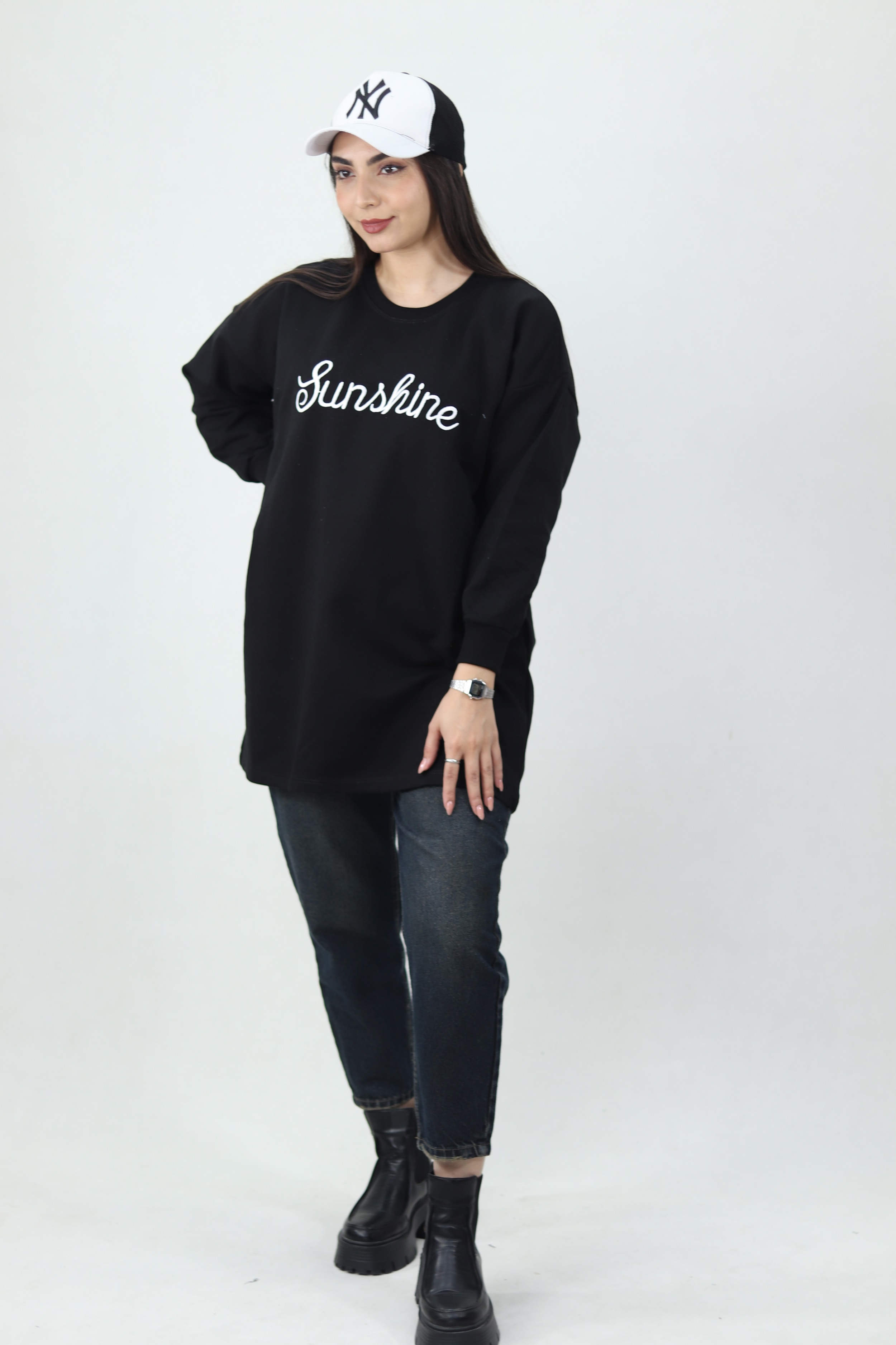 بلوز لانگ گلدوزی