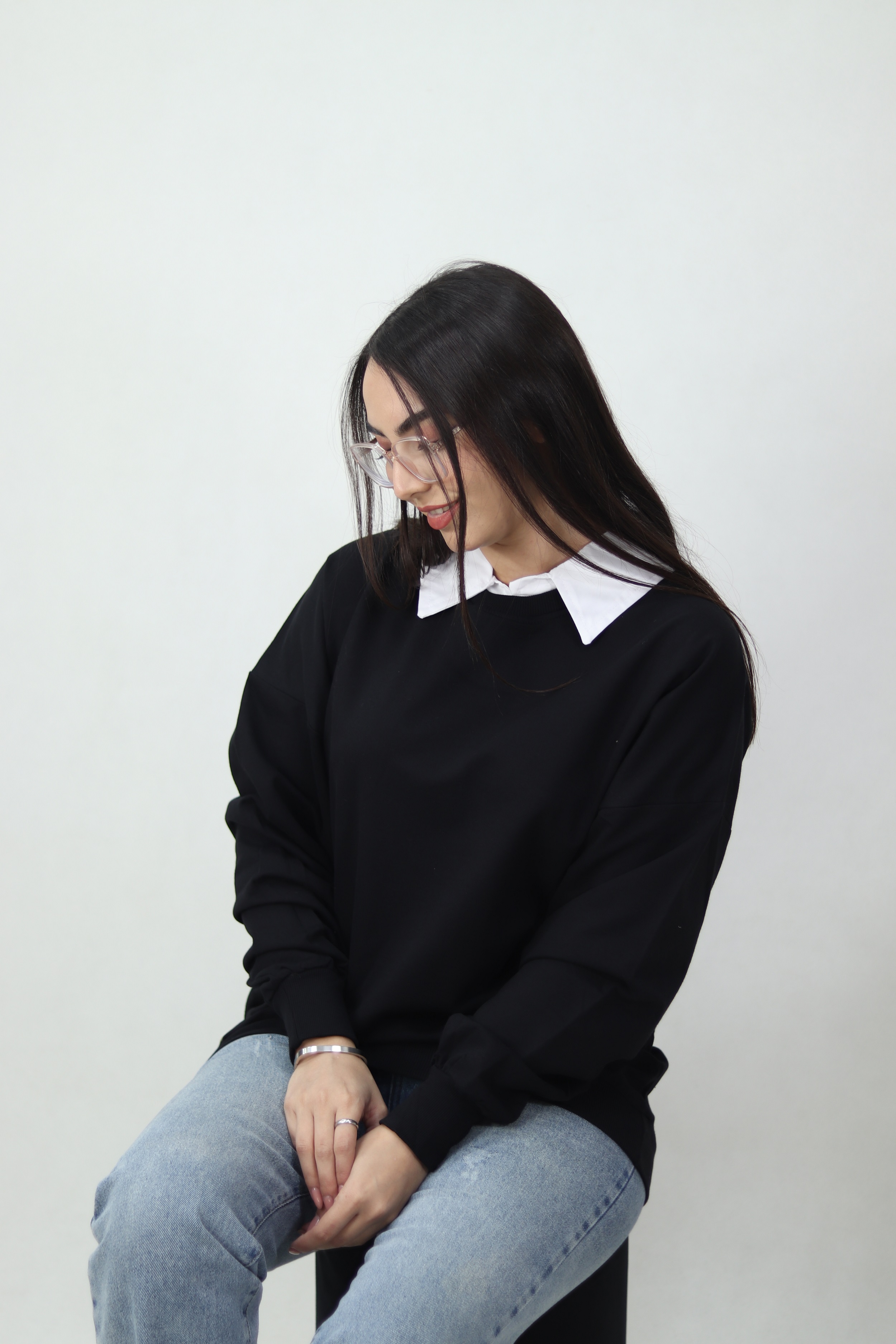 بلوز یقه مردانه