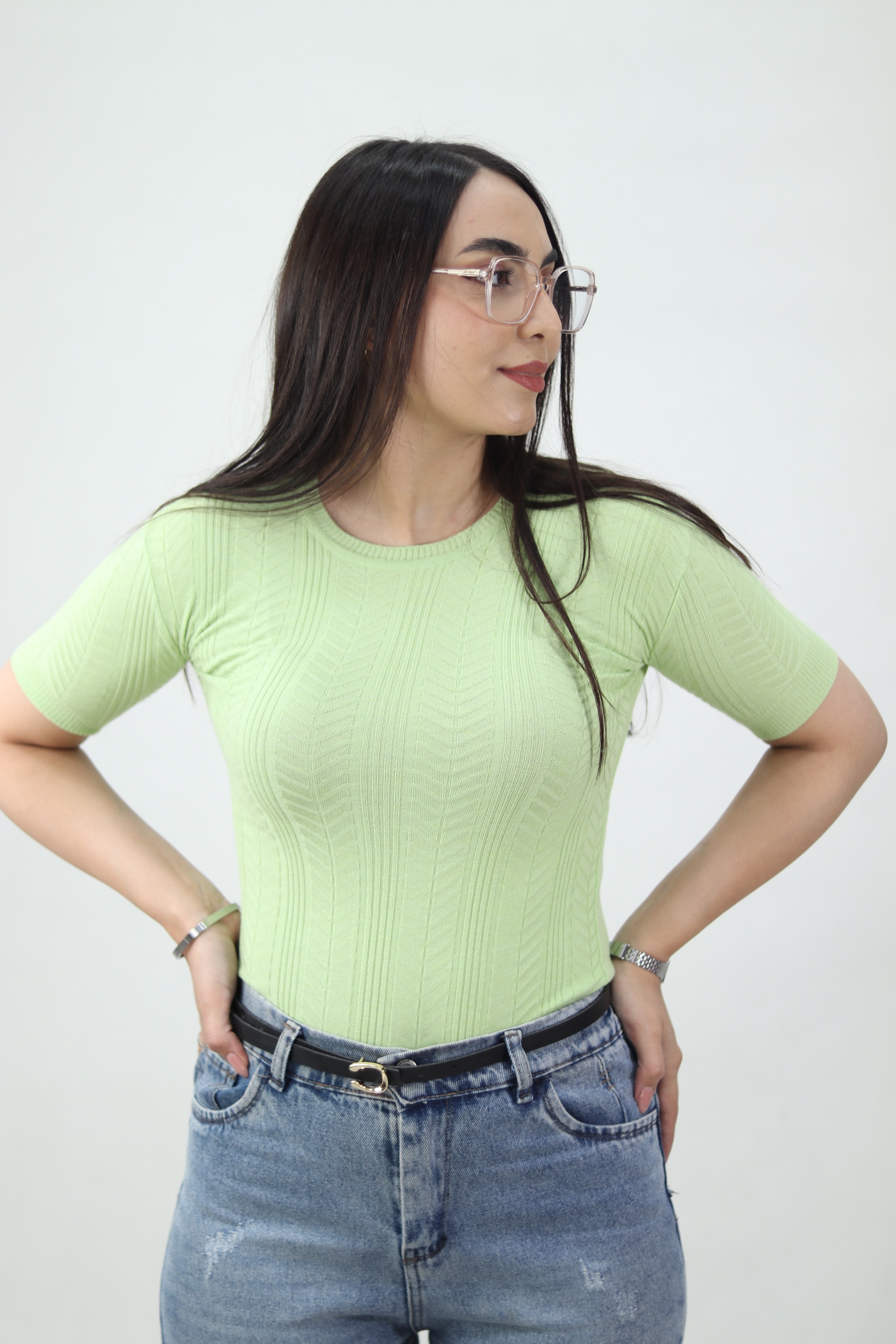 تیشرت بافت زنانه ویکسوز تیپ لاکرا