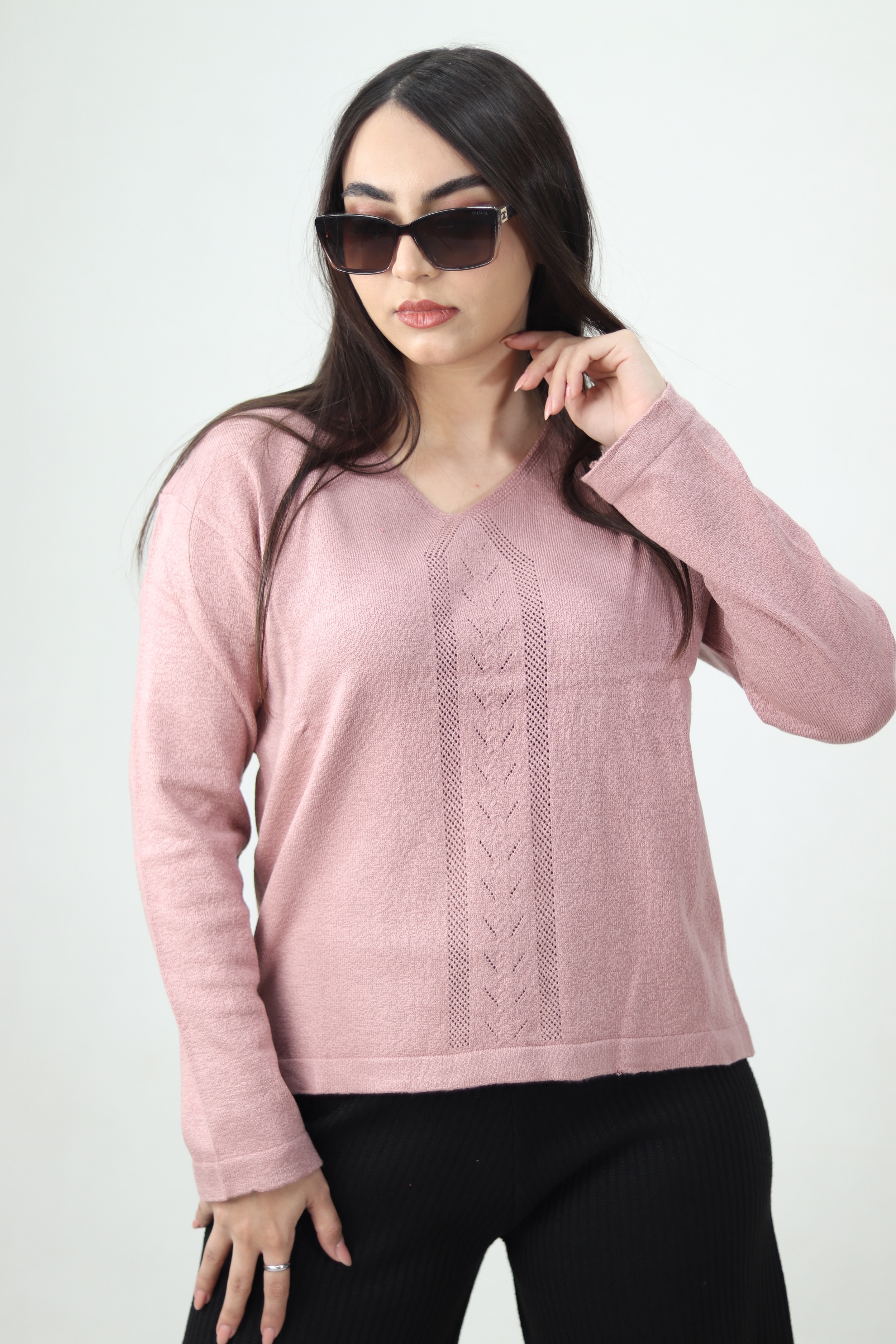 بلوز بافت یقه هفت