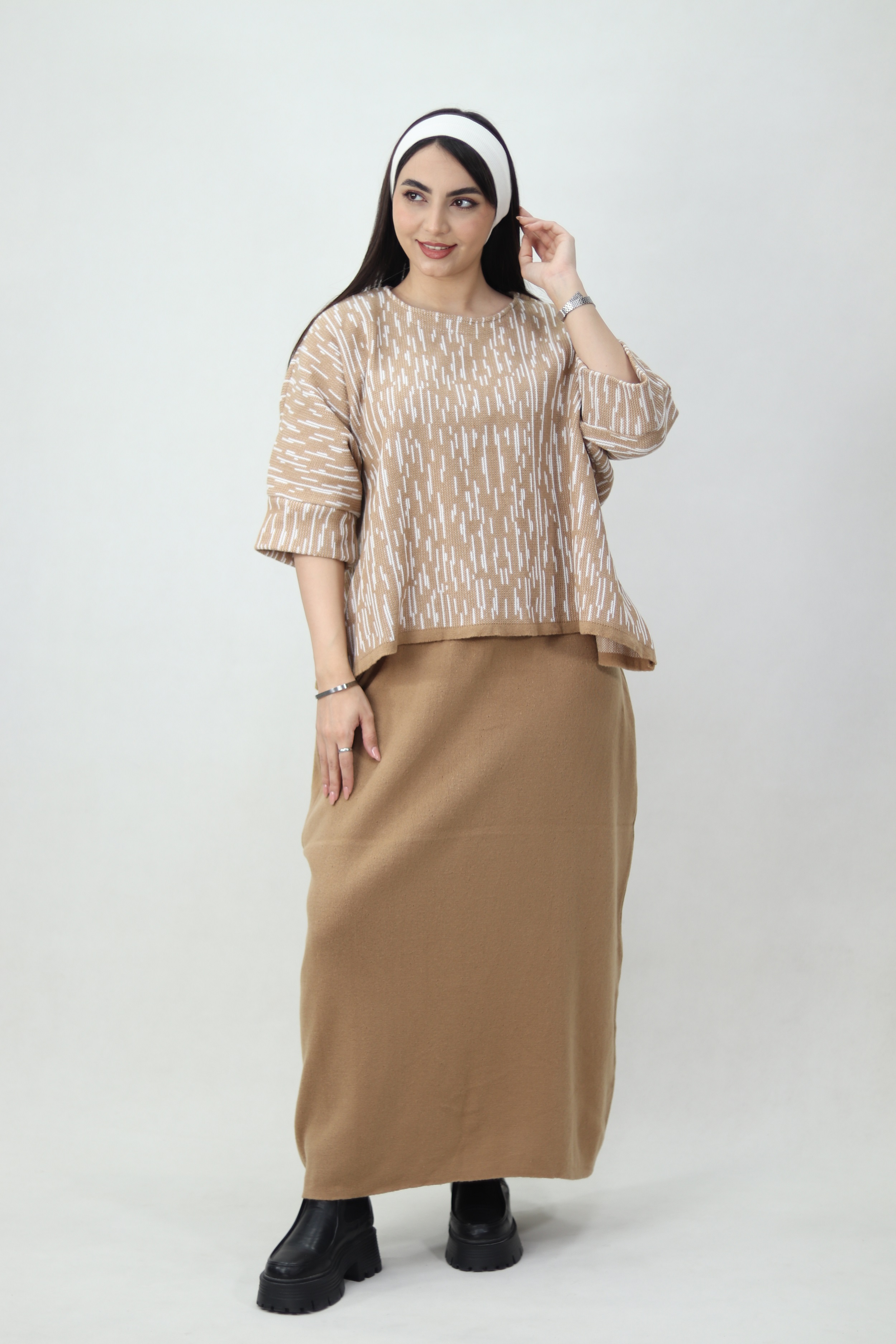 کراپ دامن بافت