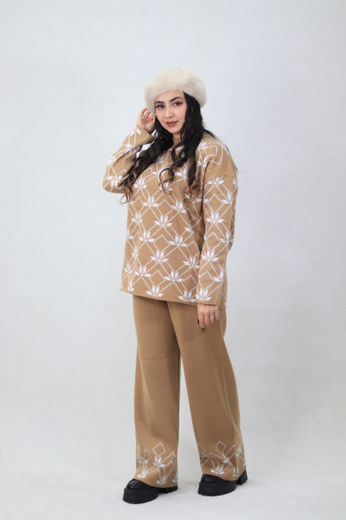 ست بلوز شلوار بافت