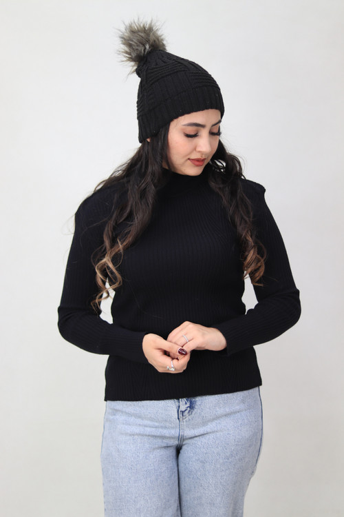 بلوز بافت مشکی