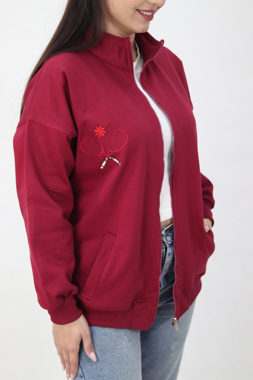 سویشرت بامبر گلدوزی