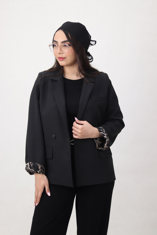 کت یقه انگلیسی آستین طحدار