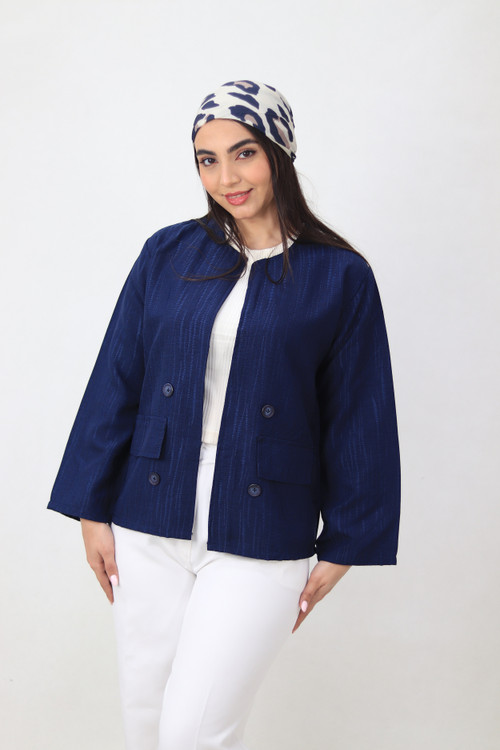 کت صوفیا رنگ سرمه ای