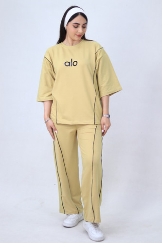 ست تیشرت شلوار مغزی دوزی